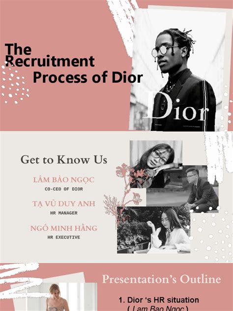 cathy christian dior hr manager|Christian Dior human resources.